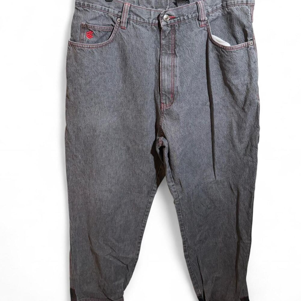 Rocawear Men's Grey and Black Jeans